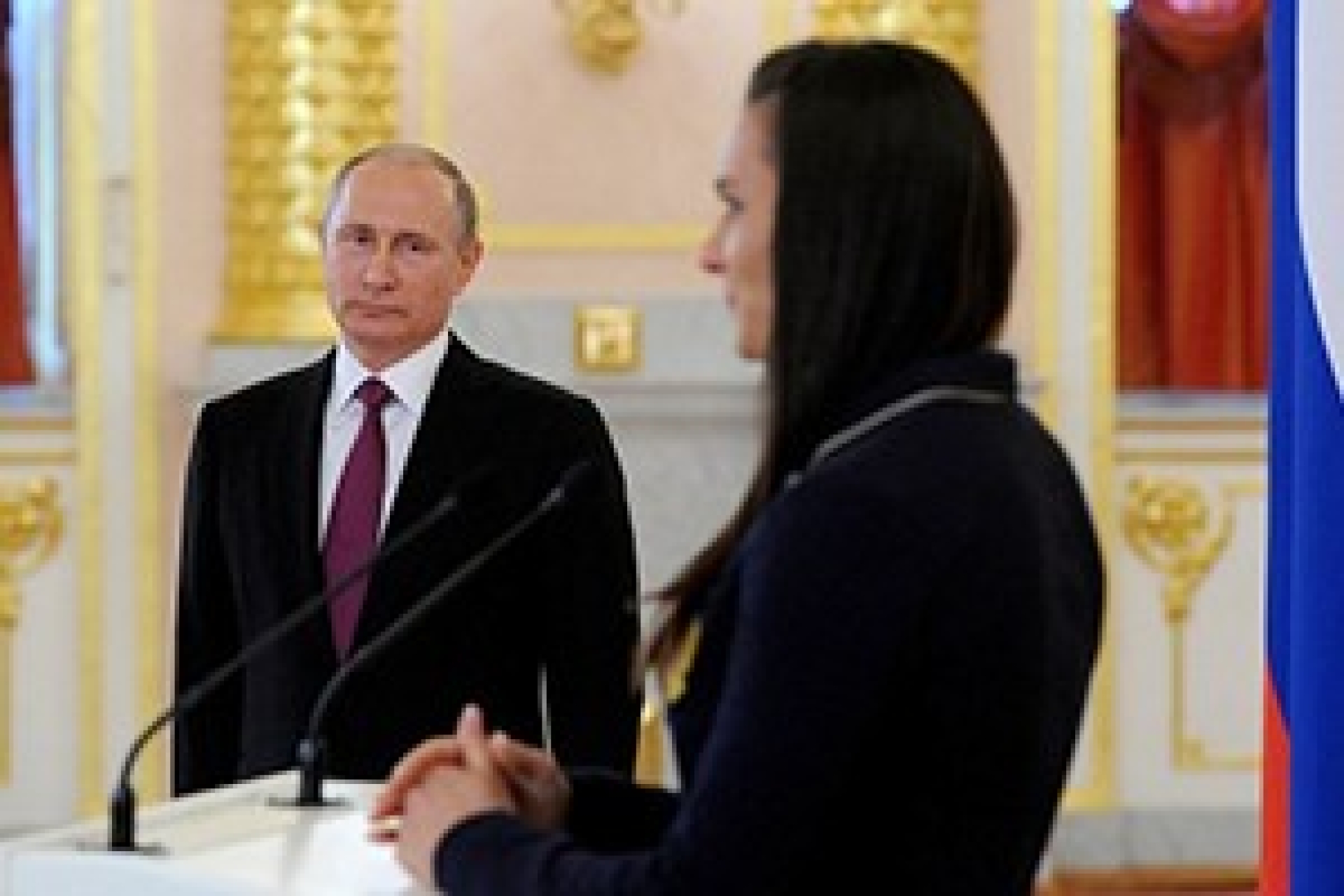 Путин встретился с российскими олимпийцами