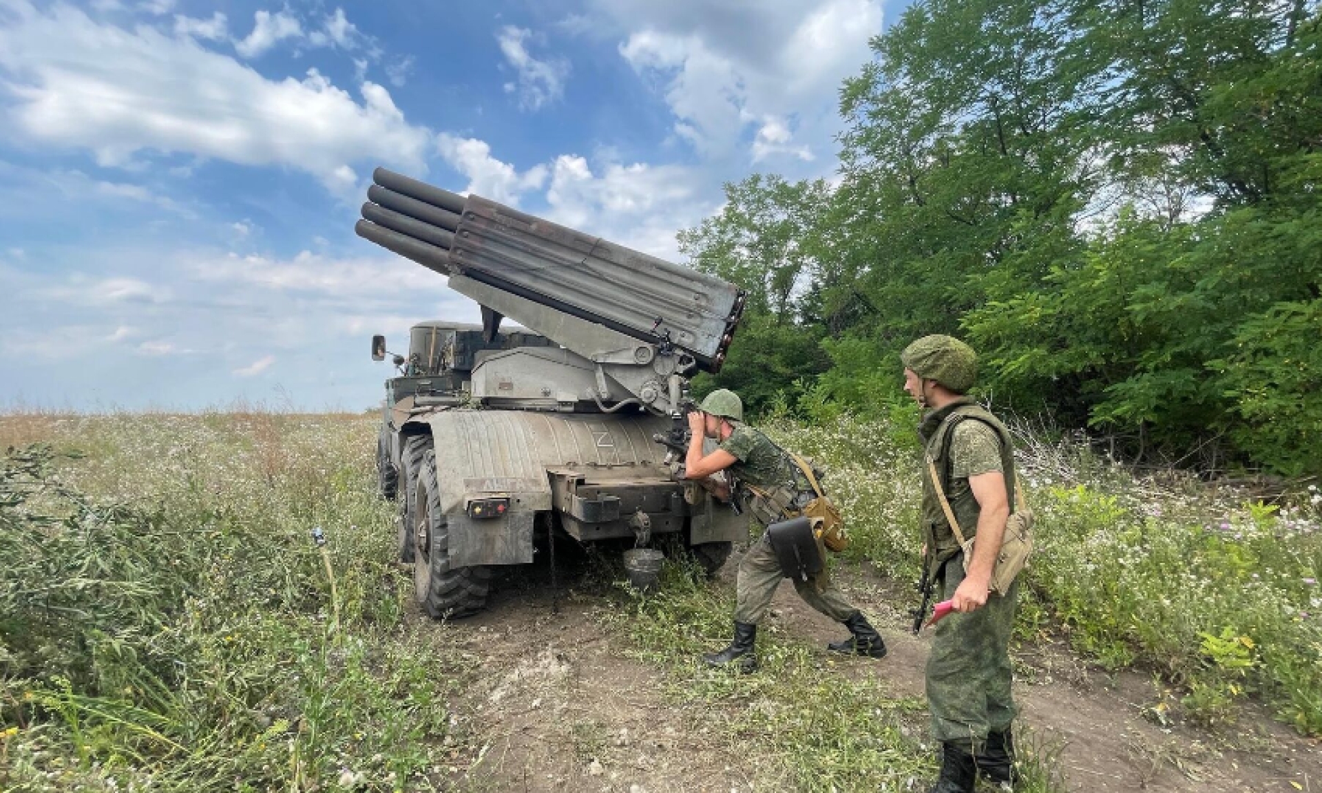 Российские военные освободили населенный пункт Зайцево в ДНР