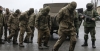 Морские пехотинцы взяли в плен 18 украинских боевиков в Курской области
