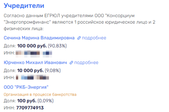 Сечина за спиной: партнеры миллиардерши "держат" бывшие активы ФЛК?